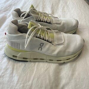 On Running Women’s White and Yellow Shoes